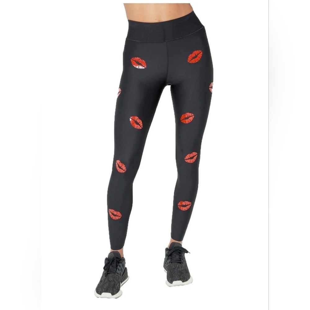 Ultracor Ultra Cherry Pop Legging in Nero Patent Rouge Size S